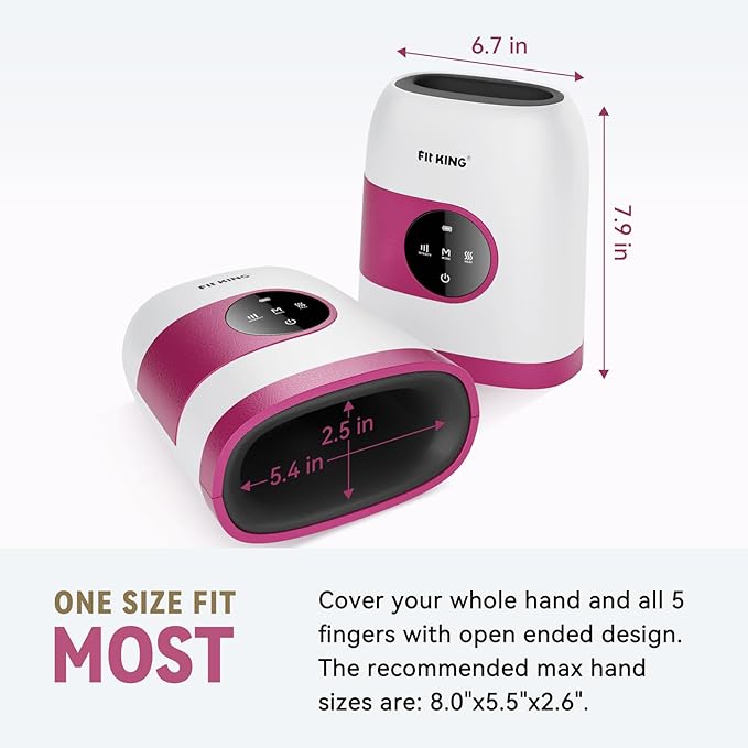 FIT KING Hand Massager Bundle with FT-017A - Ideal Gift for Wife Parents &amp Friends