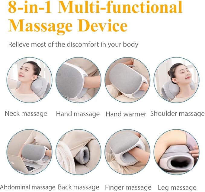 Electric Abdominal Massager for Belly Relaxation and ComfortHeating Stomach Massager for Women Red Light Heat Compress to Relieve Back Pain