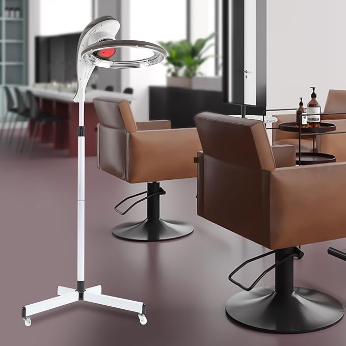 Stand Hair Dryer Orbiting Infrared Hair Dryer Rotating Hair Processor Height Adjustable Salon Drying Perming Machine for Beauty Salon Equipment Home Spa