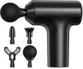 Flekzo Massager for Back &amp Neck Deep Tissue Pain Relief Shoulder Massager Black