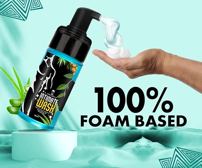 urbangabru Intimate Wash for Men | Hygiene of Private Parts with Tea Tree Oil AloeVera &amp Sea Buckthorn Oil (3.38 Fl Oz)