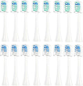 4/8/12/16Pcs Replacement Toothbrush HeadsCompatible for Philips Replacement Electric Brush Head 4100 6500 6100 7500 5300 1100(8Bule 8Green)