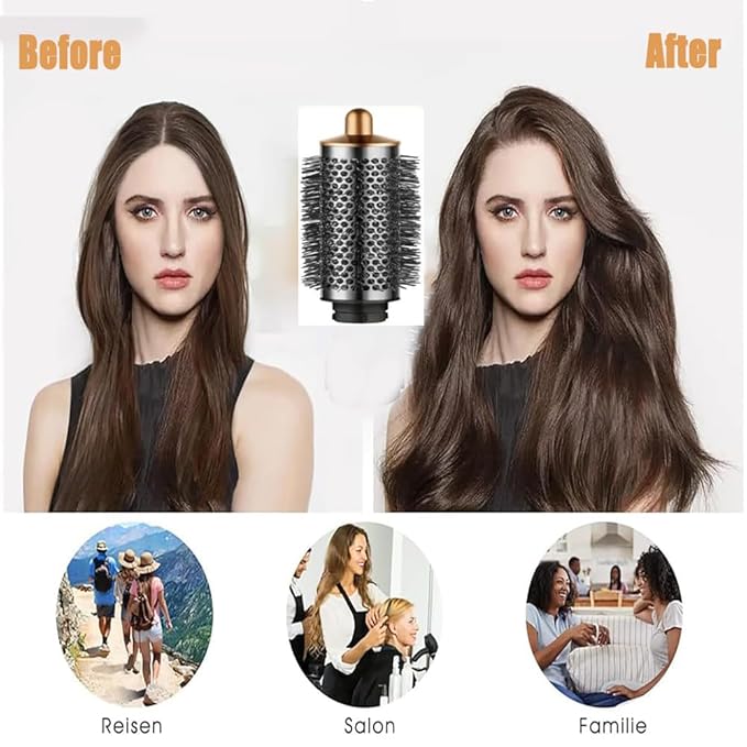Upgraded Large Round Volumizing Brush for Dyson for Airwrap HS01 HS05 for Airwrap Accessories for Limp Flat Hair