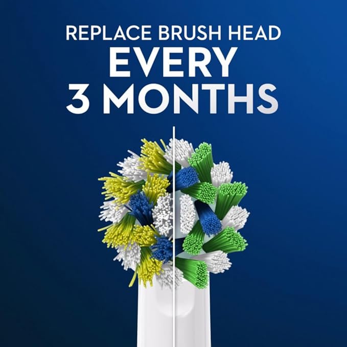 Oral-B CrossAction Electric Toothbrush Replacement Brush Heads Refill 2ct (Packaging may vary)