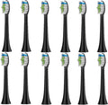 4pcs Replacement Brush Head Compatible with PH Sonic Care Diamondclean Electric Toothbrush(12pcs Black)