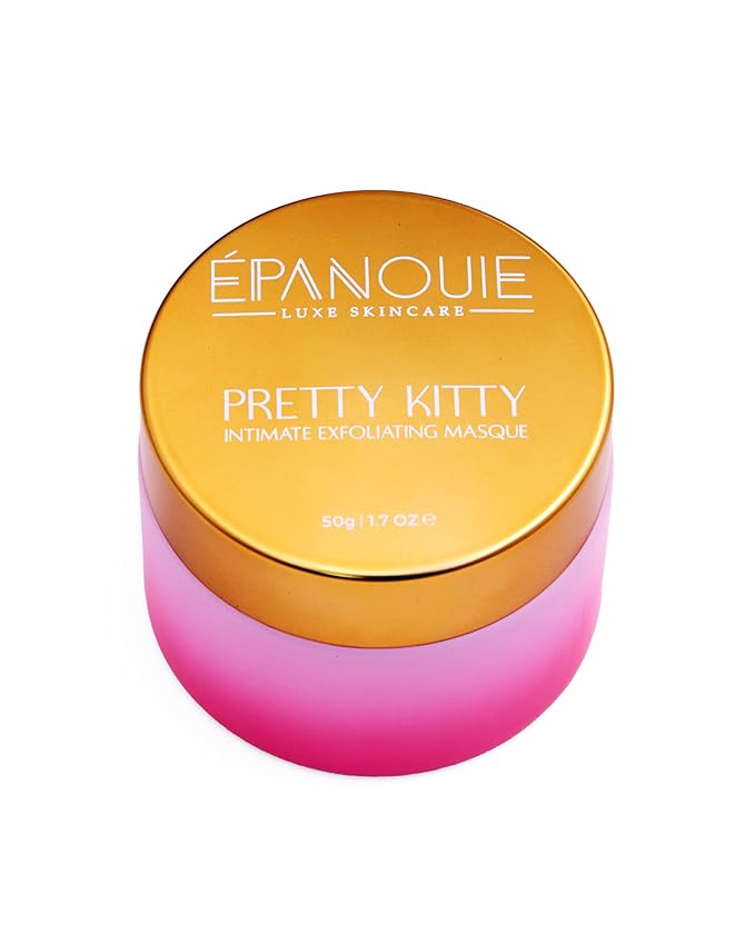 Epanouie Skin | Pretty Kitty Intimate Care | Botanical Feminine Hygiene | Exfoliating Masque for the Bikini | Hydrating + Plumping | Ingrown &amp Dark Spot Treatment | For Soft Radiant Skin
