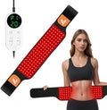 Red Light Therapy Belt with Remote 120 LEDs 660nm &amp 850nm Infrared Light Therapy Wrap for Body 20W Highest Power Timer 5 Level Adjustable LEDs Light Therapy Belt for Back Shoulder Waist Muscle