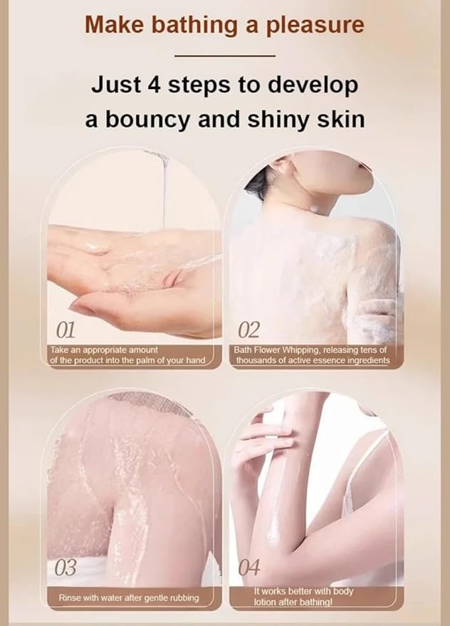 Perfumed Moisturizing Body Wash - SanyeQueen Fragrant Shower Gel Korean Fragrant Moisturizing Body Wash Fragrance Body Wash Scented Body Wash Long-Lasting Fragrance Shower Gel (300ML*2pcs)