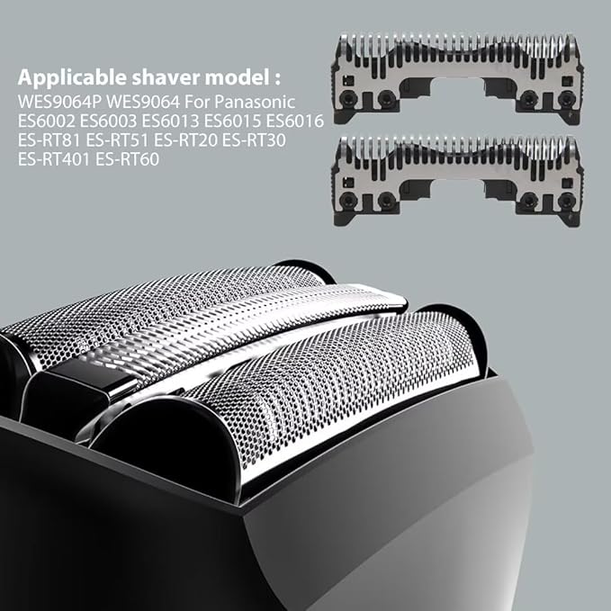 Latest Updated 2X Razor Inner Cutter Blade Replacement for Panasonic ES8156 ES8155 ES8093 ES8092 WES9064 WES9064P WES9064Y Shaver Head