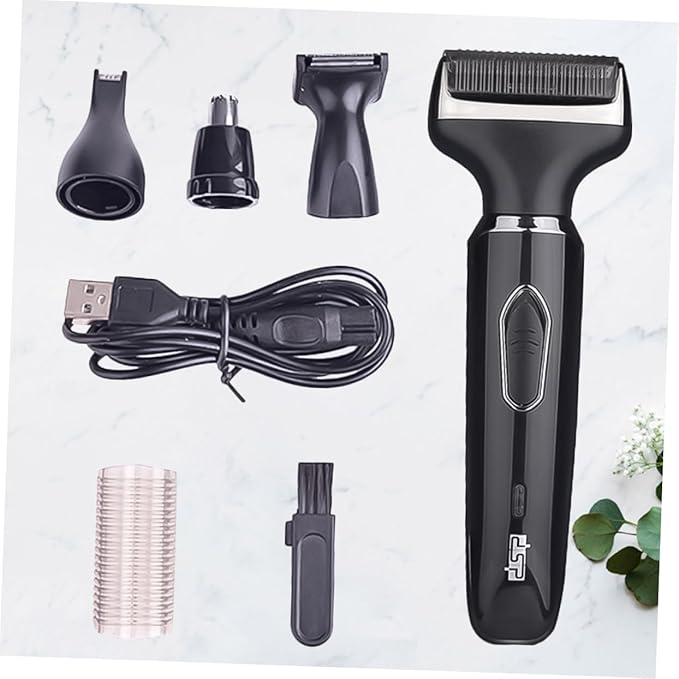 Multi-Function Electric Razor Set Nose Hair Clipper Hair Clipper Razor Electric Nose Trimmer Facial Brush