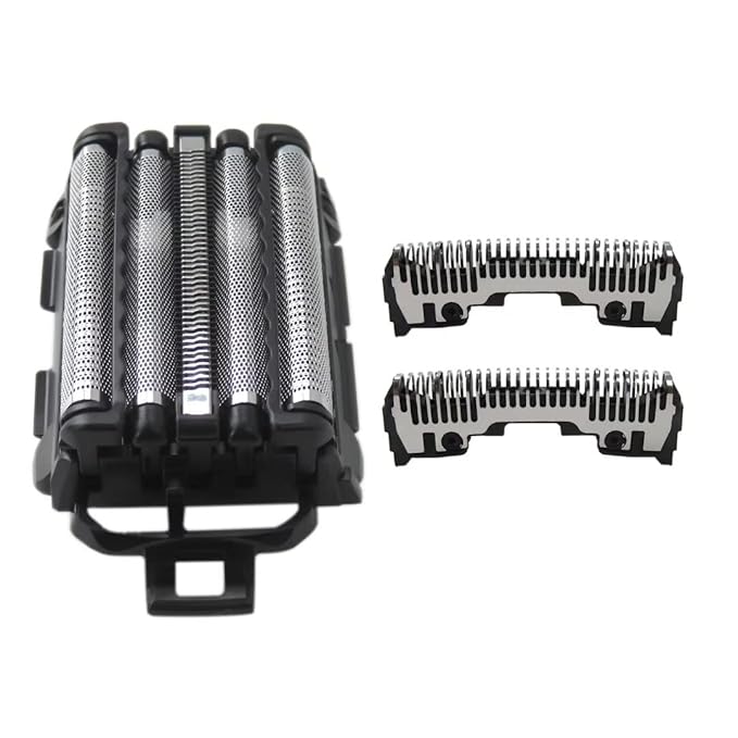 Upgraded 5-Blade WES9173 WES9173P WES9173Y Shaver Outer Foil and WES9170P Inner Blades Cutter Replacement for Panasonic Shaver Repl Outer Foil w/A-RC5 5-Blade ES-LV97K