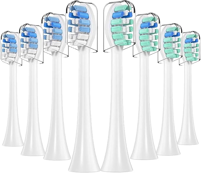 4-16pcs Toothbrush Replacement HeadsCompatible for PH Replacement Heads Electric Brush Head for 4100 5100 6100 9023(4Green 4Blue)