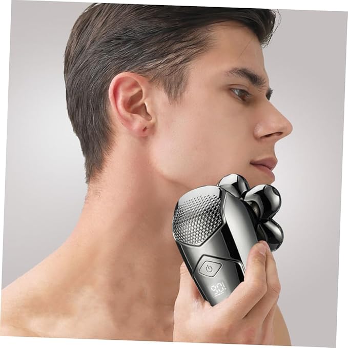 1set Rechargeable Electric Razor Head Design and Portable Shaver for Men Handheld Grooming Tool for Home Use Comfortable Shaving Experience