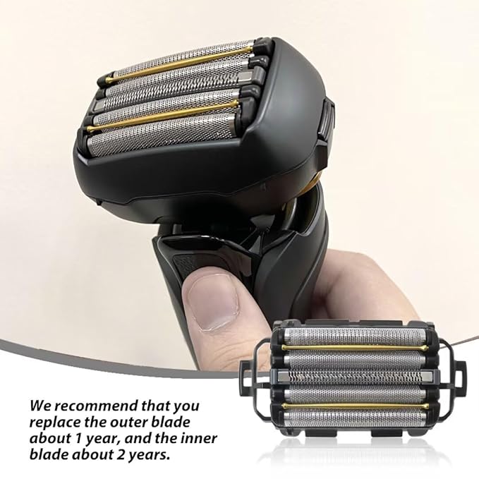 ES9040 5-Blade Shaver Razor Complete Head Blade for Panasonic 5 Flute ES9040 5-Blade ES-CLV5G ES-CLV5U ES-CLV7G ES-CLV7U ES-CLV9U ES-LV5G ES-LV5U ES-LV7G