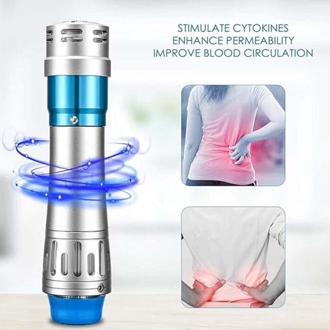 Shockwave Therapy Machine ED Pain Relief Massager Professional High Efficient Electromagnetic Extracorporeal Deep Tissue Percussion Body