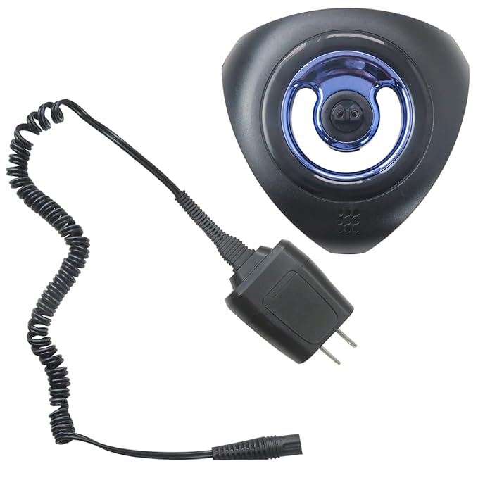 XSPANDER Shaver Charger and Charging Stand for Bra un 9070cc 9075cc 9080cc 9090 9090cc 9093 9093s 9095 9095c 9565 9566 9585 9595 9781 9782 9785 9795 Electric Shaver Charging Dock Set
