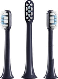 Compatible for 3/6 Pieces of T302 ultrasonic Toothbrush Heads - Replacement Parts Oral Hygiene Products(3pcs Black)