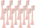 12pcs Brush Heads Toothbrush Compatible for X3/X3U/X5 Replacement(12pcs Pink)