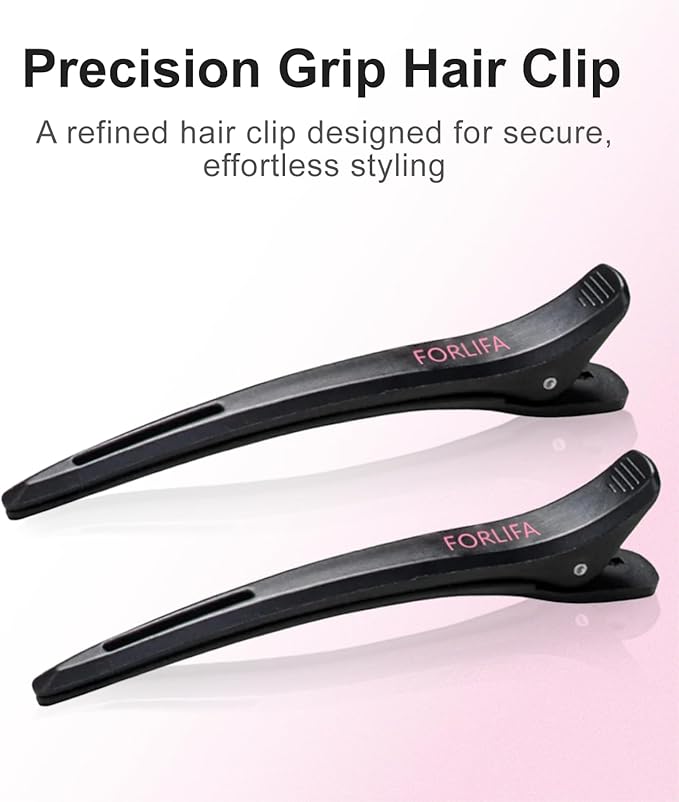 0.6-Inch Pencil Flat Hair Straightener with 2 PCS Professional Hair Clips for Salon &amp Home Use with 360° Cool AirBlow Curling Iron for Short Hair Professional Hot Tools Hair Styling Iron