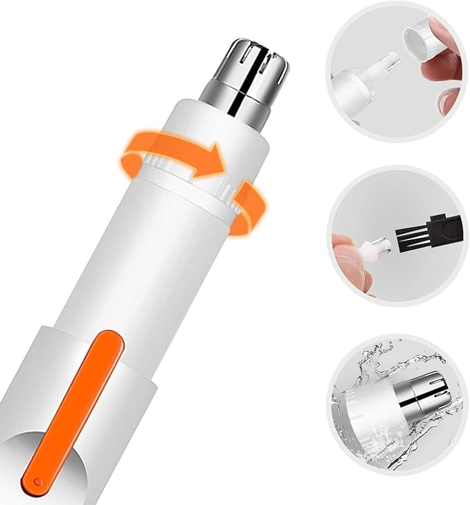 WEedsy Nose Hair Trimmer-Professional Painless Ear Nose Hair Trimmer for Men and WomenUSB Rechargeable Nose Hair TrimmerWaterproof Dual Edge Blades for Easy Cleaning
