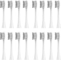 16pcs Replacement Brush Compatible for Oclean Sonic X/Pro/ Z1/ SE F1 One PW01/03/05/07/09 P5 Electric Toothbrush(16 Grey)