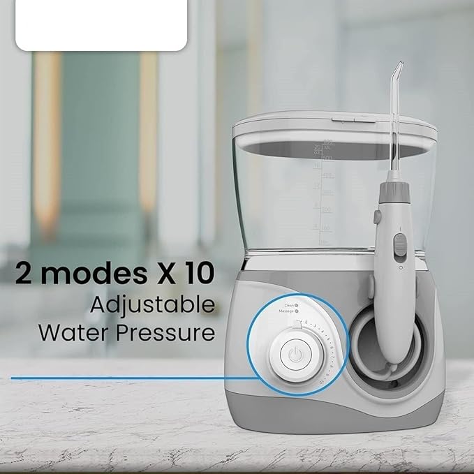 10 Setting Water Pressure | 6 Tips Water Flosser | Two Modes Clean &amp Massage
