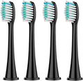 4/12/16Pcs Replacement Brush HeadsCompatible for PhilipsHX3/HX6/HX9 Series Electric Toothbrush HX6064(4Pcs Black)