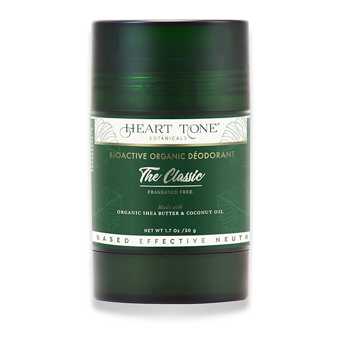Natural Deodorant | Bioactive | Aluminum &amp Baking Soda Free | 24HR Protection | Men &amp Women | The Classic Scent - Fragrance Free