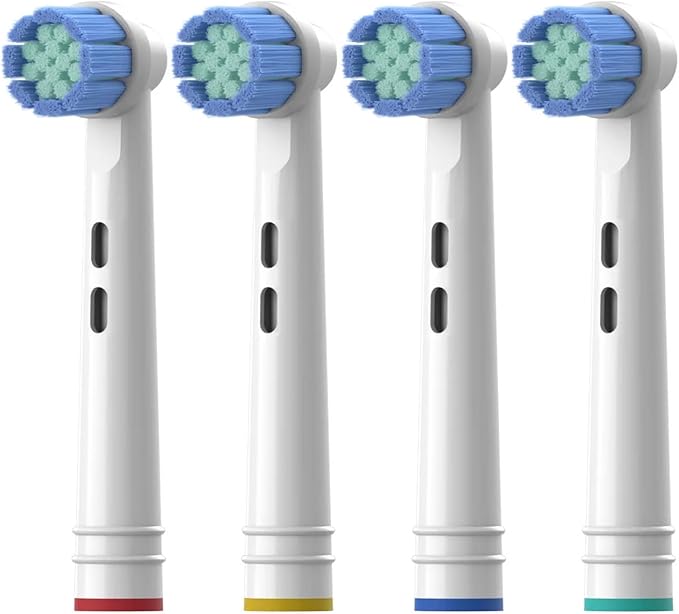 Replacement Brush Heads Compatible For Oral Toothbrush -B Fit Advance Power/Pro Health/3D Excel/Vitality Precision Clean BristlesD100 D25(28P-4Pcs)