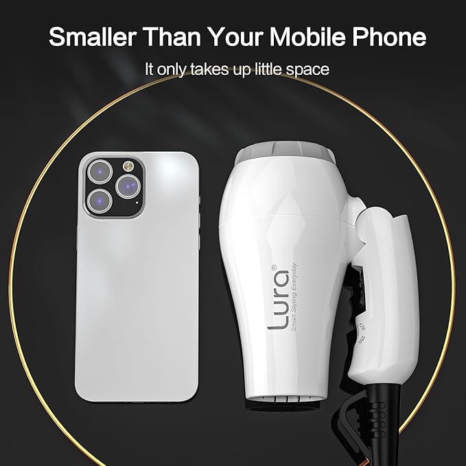 Foldable Hair Dryer and Dual Voltage Hair Dryer Brush