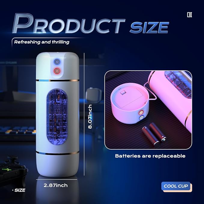 Male Masterburbatar Hands Free with 10 Vibration Sucking Massagers Modes Automatic Male Mastusbafor Tight Sleeve Hoodies Pussy Pocket Silicone Electric Massager Machine PW101446 (White)