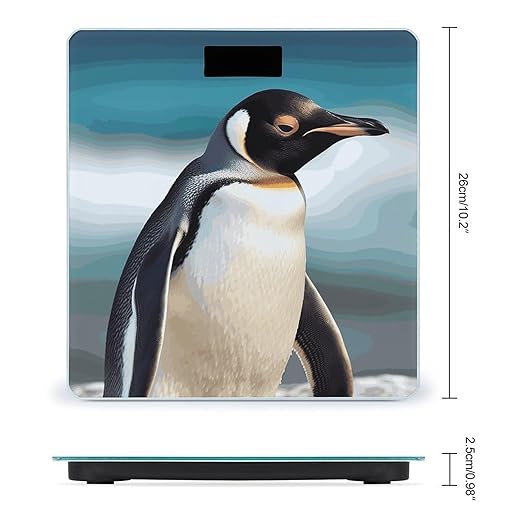 Cute Penguin Bathroom ScaleHighly Accurate Digital Weighing Machine for People Bright LED Display Weight Scale for The Aldult Home Use