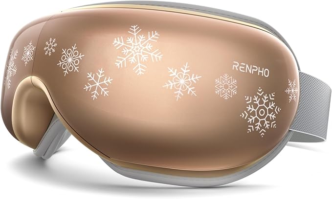 RENPHO Eye Massager with Heat Mothers Day Birthday Gifts for Mom Women Men Her Eye Mask for MigraineSleep Mask for Dry Eyes Relax Reduce Strain for Men Dad Eyeris 1