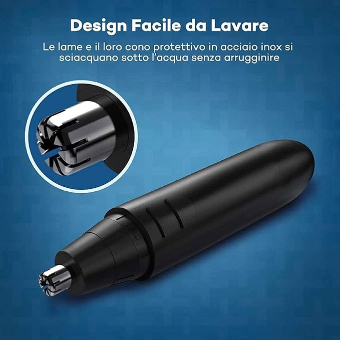 Nose Hair Trimmer Nose and Ear Hair Trimmer for Women Men Waterproof Nose Hair Remover Mute Nose Trimmer for Travel Hotel Bathroom Easy Cleansing