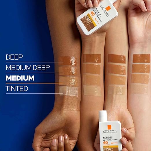La Roche-Posay Anthelios Sunscreen SPF 40 Ultra-Light Fluid Broad Spectrum SPF 40 Face Sunscreen with Titanium Dioxide Mineral Lightweight &amp Fast-Absorbing Oil-Free Matte Finish