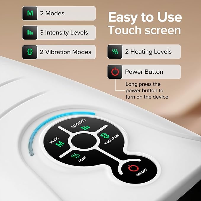 AERLANG Hand MassagerValentines Day Gifts for Her Him Birthday Gifts for Women Mom Hand Massage Machine with Heat and Compression Cordless Electric Hand Massager for Arthritis and Carpal Tunnel