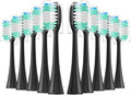 Replacement Electric Toothbrush HeadsCompatible for AquaSonic Black Series/Vibe Series Pro/Duo Pro(10pcs BK)