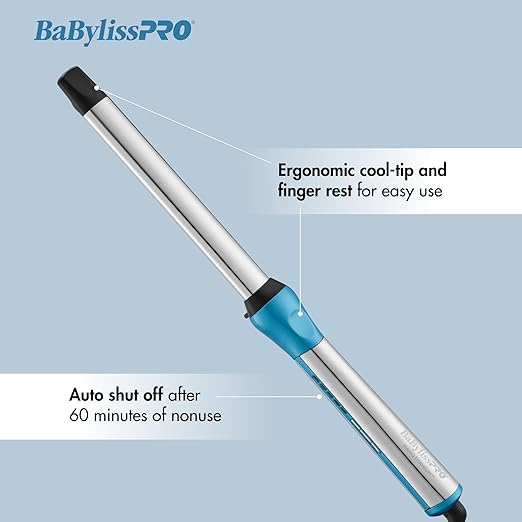 Nano Titanium Oval Barrel Curling Wand for All Hair Types