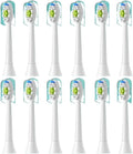 12-16pcs Replacement Toothbrush HeadsCompatible for with Soft Electric Brush Head 4100 6500 6100 7500 5(12pcs White)
