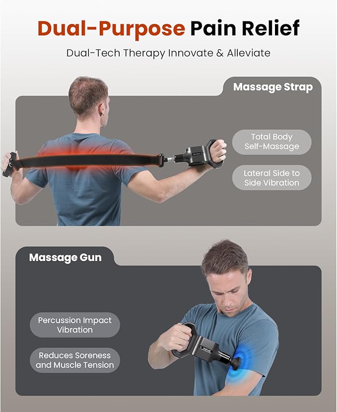BOB AND BRAD Q2 Mini Massage Gun and sWAVE Massage Gun with Belt