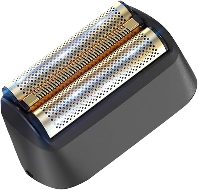 HUMMINGBIRD MK17 DualPro Foil Shaver &amp Beard Trimmer for Men – Gold Titanium Blades Digital Display Wet/Dry USB-C &amp Wireless Charging Dock with One Additional Foil Replacement Blade