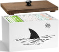 Tampon Holder for BathroomWhite Feminine Product OrganizerGirl Stuff Box for BathroomPad and Tampon Organizer for BathroomPad Holder for BathroomShark Week Bathroom OrganizerBathroom Accessories