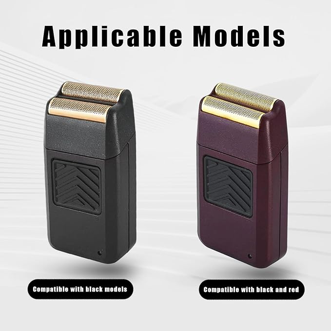 Replacement Heads for Men 5 Star Series Finale Razor Replacement Foil and Bar Assembly Compatible with wahl Foil 7031-1007043-100 Shave Replacement Head 4 Packs (Red)