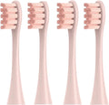 Replacement Brush Heads Compatible for Oclean X/X PRO/ Z1/ Sonic Electric Toothbrush Head Bristle Nozzles(4 Pcs Pink)