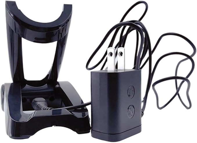 RQ12 Shaver Charging Stand Base And HQ8505 Power Cord ComboCompatible For Philips NorelcoSensoTouch 3D 1250X 1255X 1260X 1280X Electric Shaver Parts(US Plug)