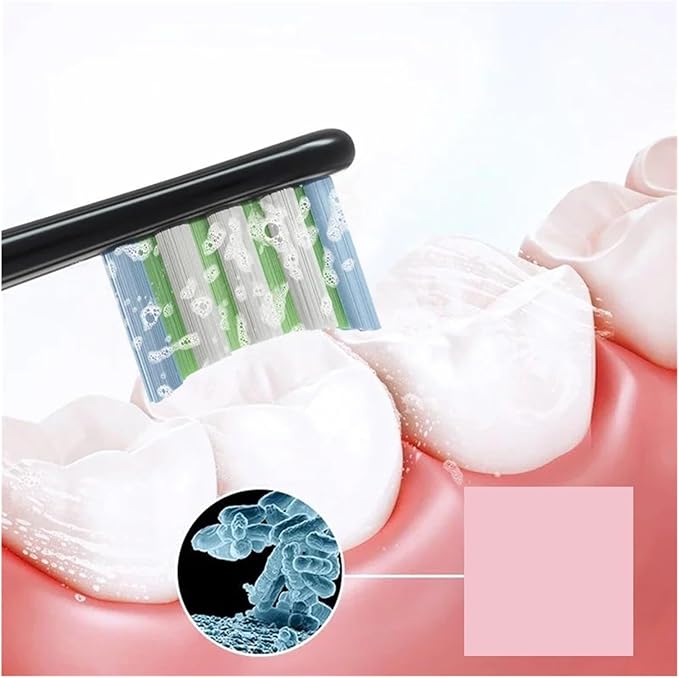 30/50PCS Vacuum Brush Compatible for Oclean X PRO/ Z1/ F1/ One/Air 2 /SE Replacement Head Toothbrush Nozzles Soft Bristle(50Pink)