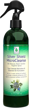Silver Shield Sanitizer All Natural Colloidal Silver MicroCleanser 12 oz.