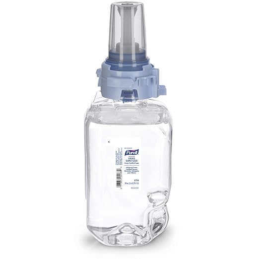 PURELL Advanced Green Certified Instant Hand Sanitizer Foam Fragrance Free 700 mL Foam Hand Sanitizer Refill for PURELL ADX-7 Push-Style Dispenser (Pack of 4) - 8704-04