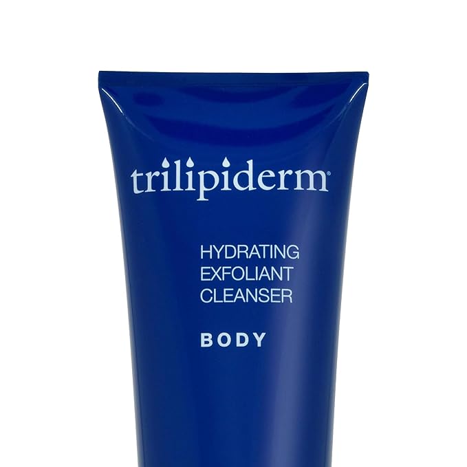 Trilipiderm Hydrating Exfoliant Cleanser – 3-in-1 Body Wash Scrub and Hydrator 8 Ounce Tube