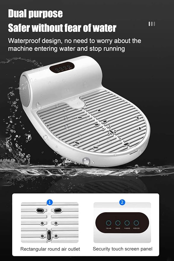 Generic Body Hair Dryer with Gravity Sensor Whole Body Waterproof Blow Dryer Pet Dry Negative Ions Body Heater Blow Dryer All-Round Quick-Drying for Bathroom/Swimming Pool